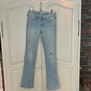 Hollister Light Blue Flare Jeans